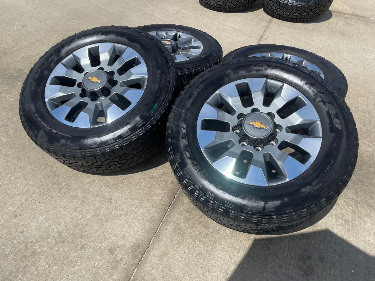 20" Chevy Silverado GMC Sierra 2500 3500 OEM 5960 5947 wheels rims SET GOODYEAR