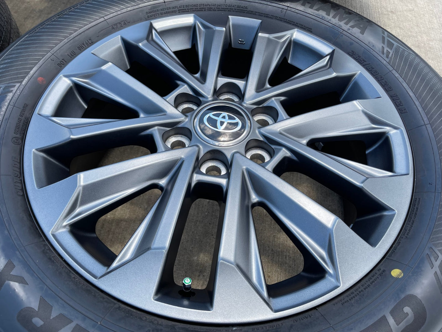 20" Toyota Land Cruiser OEM wheels rims 94057 Tundra Sequoia 2024 2025 2026 NEW