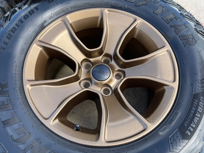 NEW (5) 17" Jeep Wrangler Rubicon OEM wheels rims SET Gladiator RIM# 96226 2027