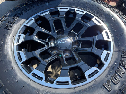 18" Chevy Silverado ZR2 Tahoe TRAIL BOSS Sierra OEM wheels rims tires 2026 NEW