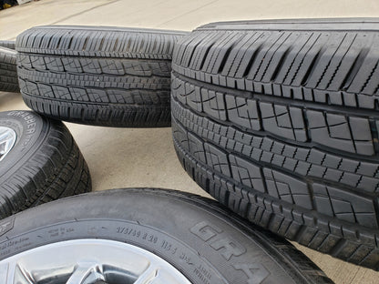 20" Chevy Silverado Tahoe OEM wheels rims 5653 CHROME tires