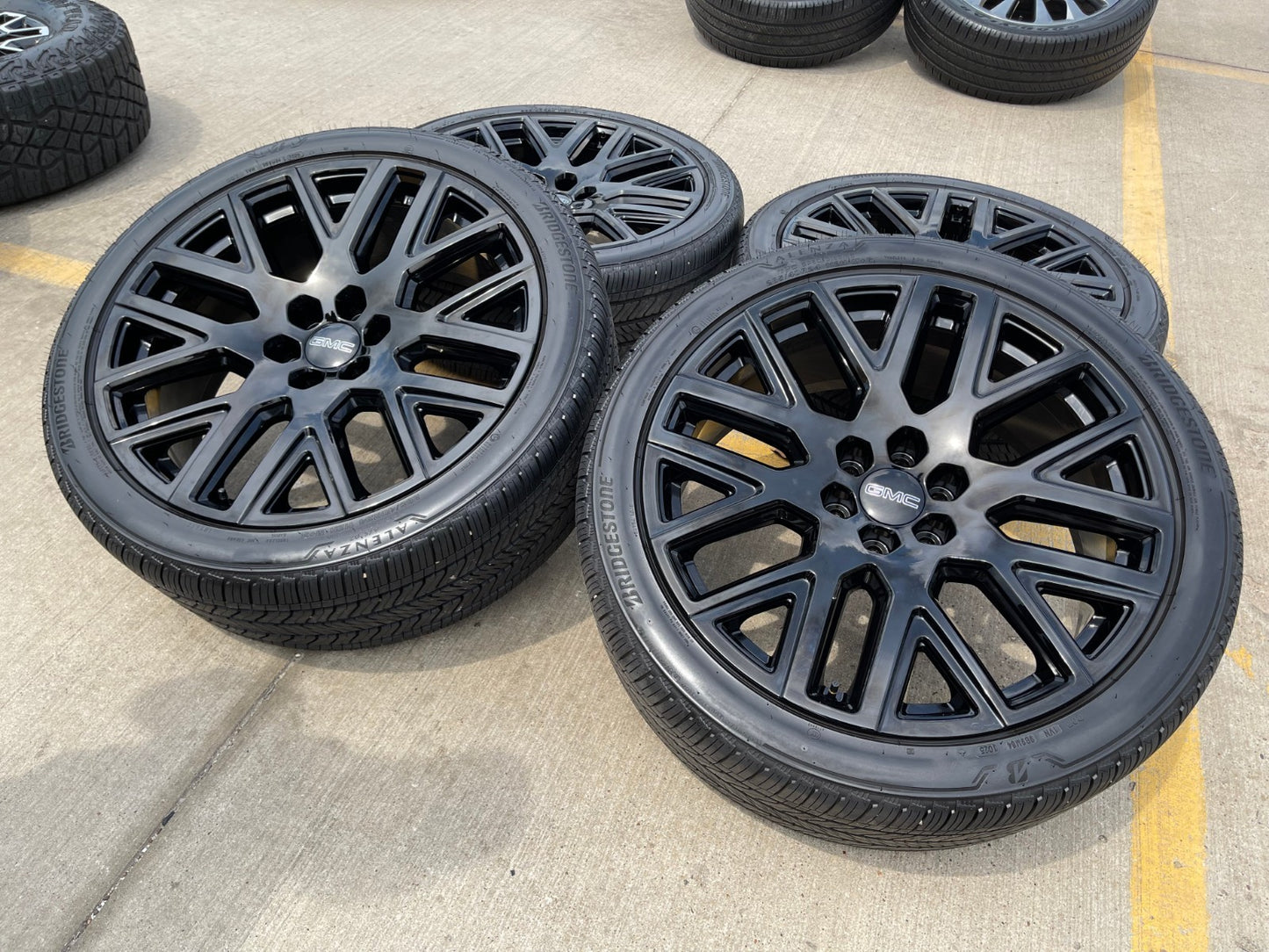 24" GMC Yukon Sierra DENALI OEM wheels rims black 2022 2023 2024 2025 2026 NEW