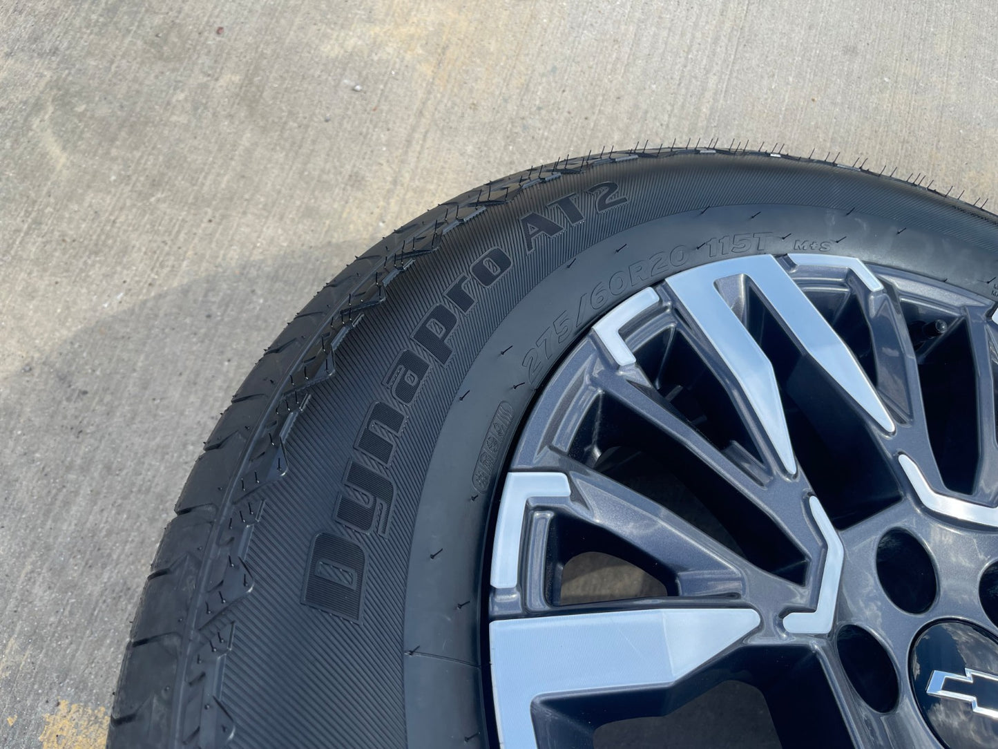 20" Chevy Silverado Z71 GMC Sierra Canyon OEM wheels rims 2025 2026 2027 SET NEW