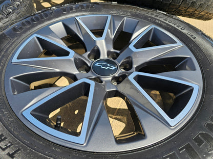 20" Chevy Tahoe Silverado OEM 5919 wheels rims GMC Yukon tires GOODYEAR