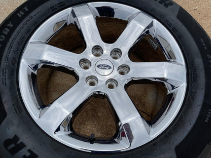 20" Ford F-150 OEM rim wheel CHROME 10347 Expedition spare GOODYEAR NICE
