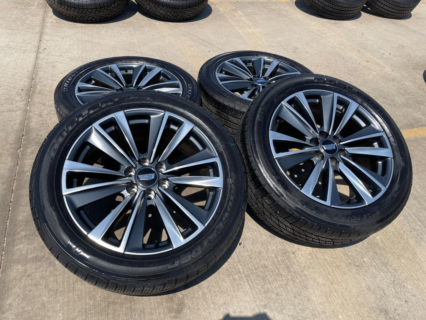 22" Cadillac Escalade PLATINUM OEM 4901 wheels rims GMC Sierra SET BRIDGESTONE