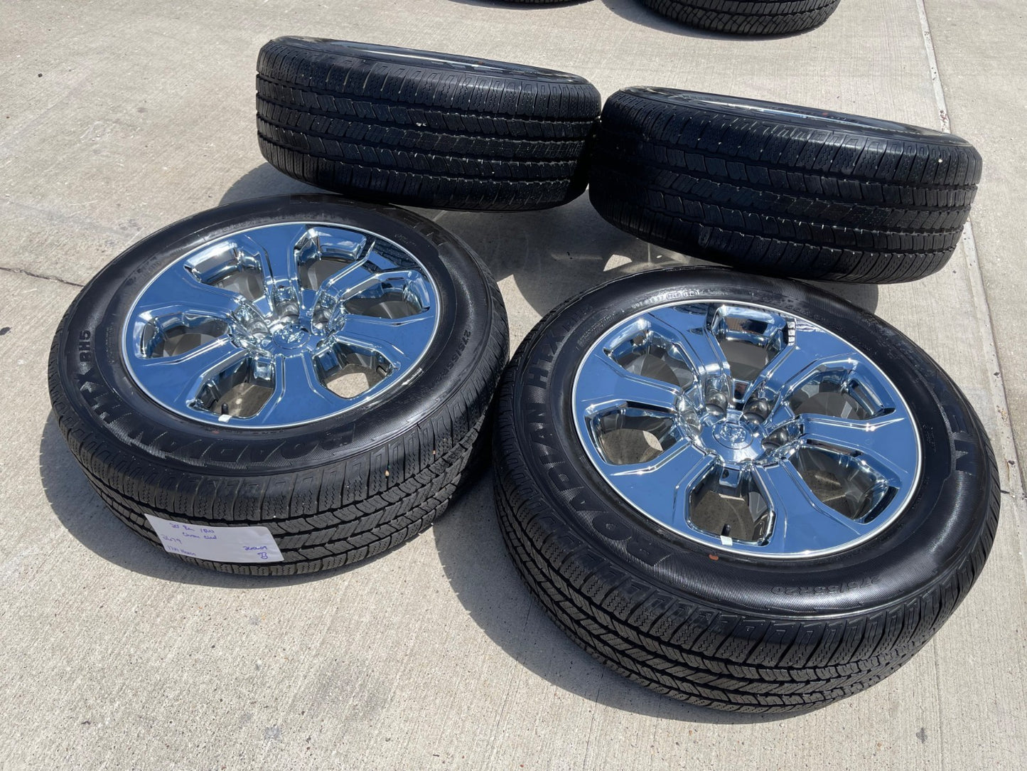 NEW 20" Dodge Ram 1500 OEM Laramie CHROME wheels rims RIM# 2679 FITS 2019-2027