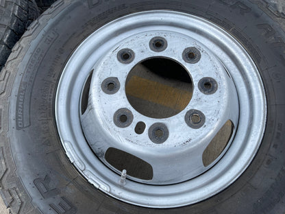 17" Dodge Ram 3500 Dually Laramie 8x200 wheels rims 2703 2704 OEM tires COOPER
