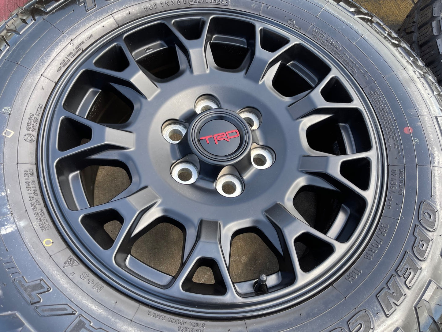 NEW 18" Toyota Tacoma 4Runner TRD Pro OEM RIM# 95973 SET wheels rims 2024-2027
