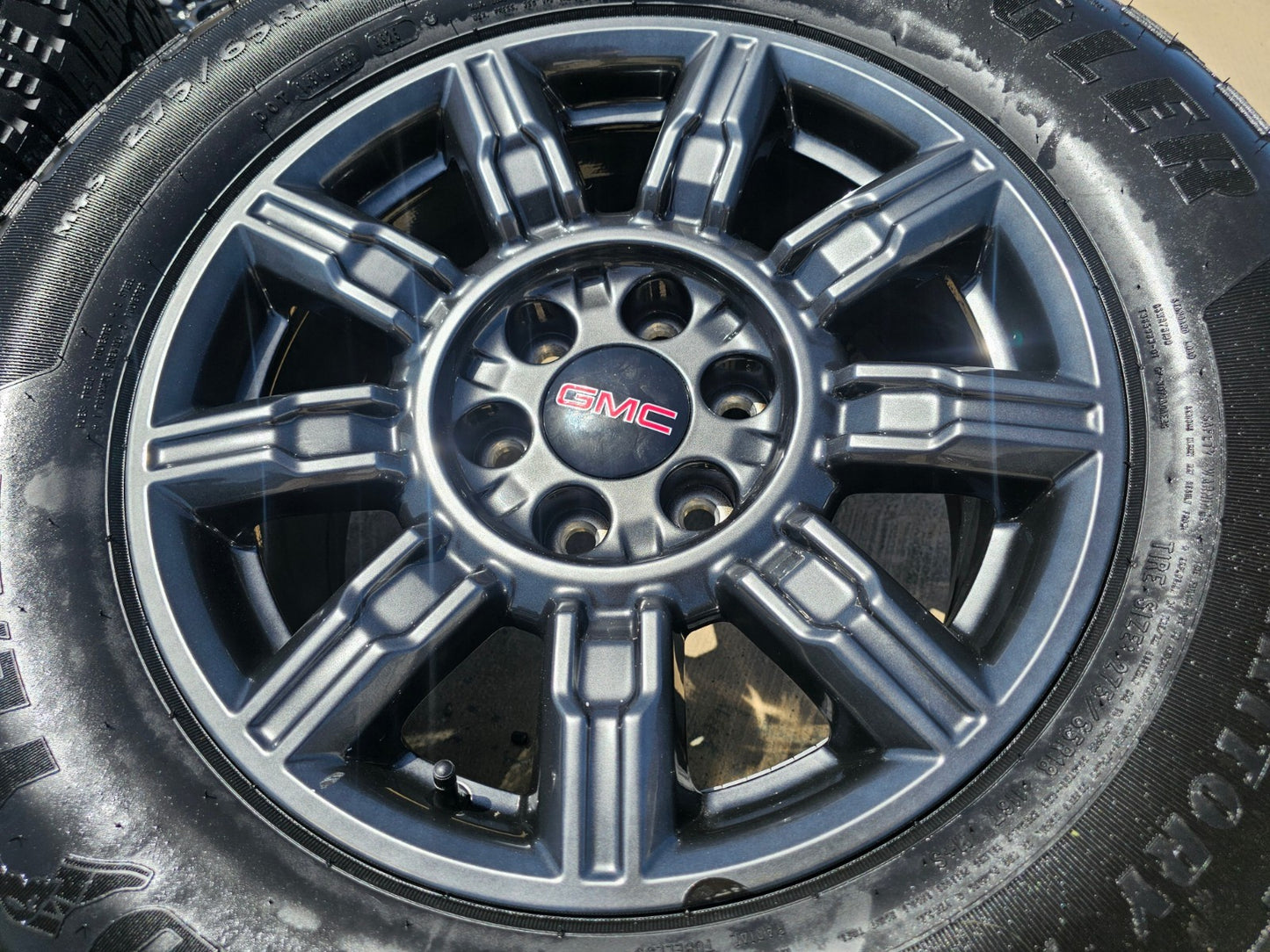 18" GMC Sierra AT4X Chevy Silverado OEM 14131 wheels rims SET GOODYEAR A/T NEW
