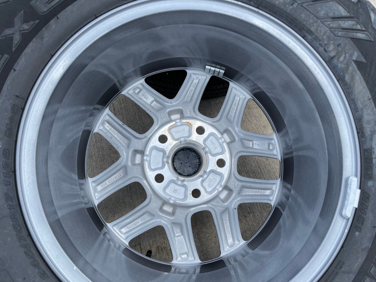 17" Jeep Wrangler Rubicon Sport OEM wheels rims 51649 Gladiator 2025 2026 NEW