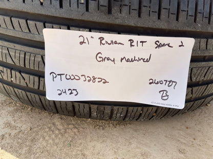 (1) 21" Rivian R1T R1S OEM wheel rim tire spare 2022 2023 2024 2025 2026 2027