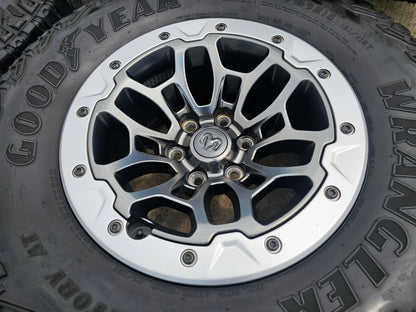18" Dodge Ram 1500 RHO TRX Beadlock OEM wheel rim 2735 tires 2023 2024 2025