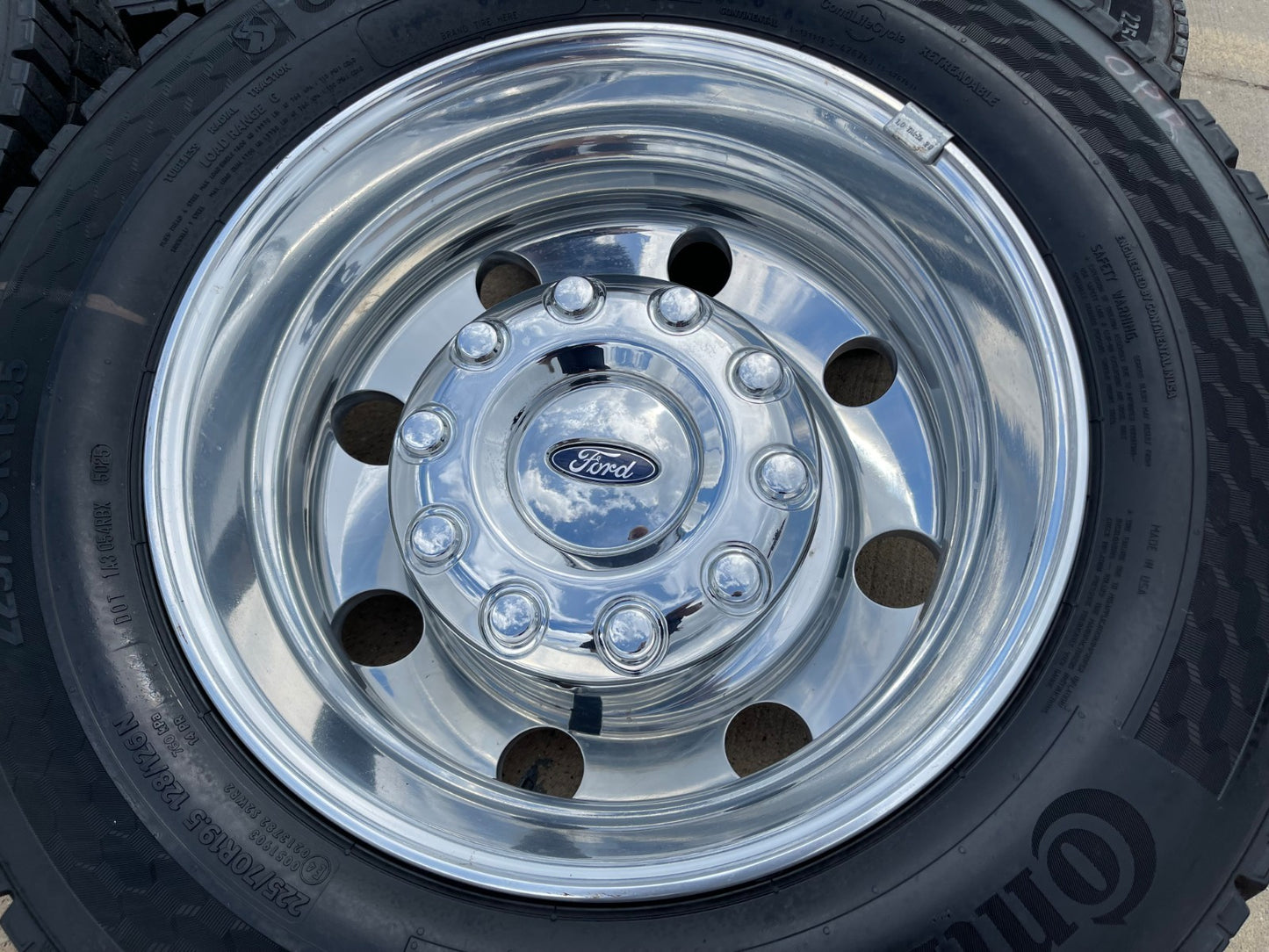 19.5" Ford F-450 Dually F-550 rims wheels RAM 4500 OEM 10x225 2025 2026 2027 SET