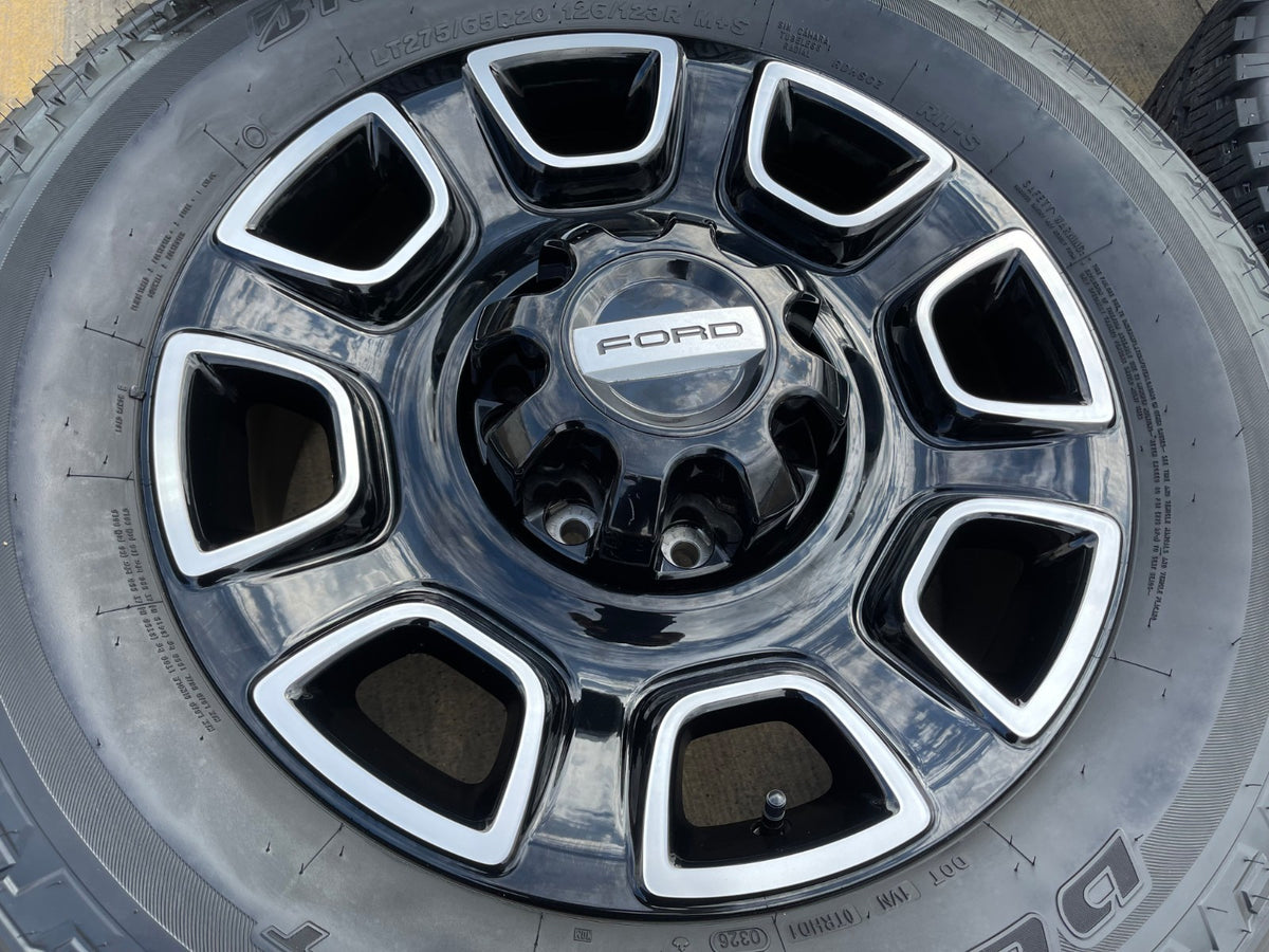 20" Ford F-250 F-350 OEM Lariat Platinum wheels rims 10486 SET BRIDGESTONE