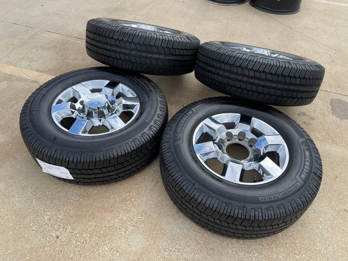 18" GMC Sierra DENALI Chevy Silverado 2500 3500 OEM 5702 wheels rims MICHELIN