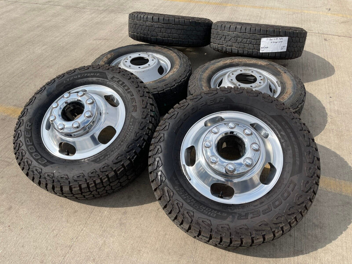 17" Ford F-350 Dually OEM 14077 14078 rims wheels 2023 2024 2025 COOPER