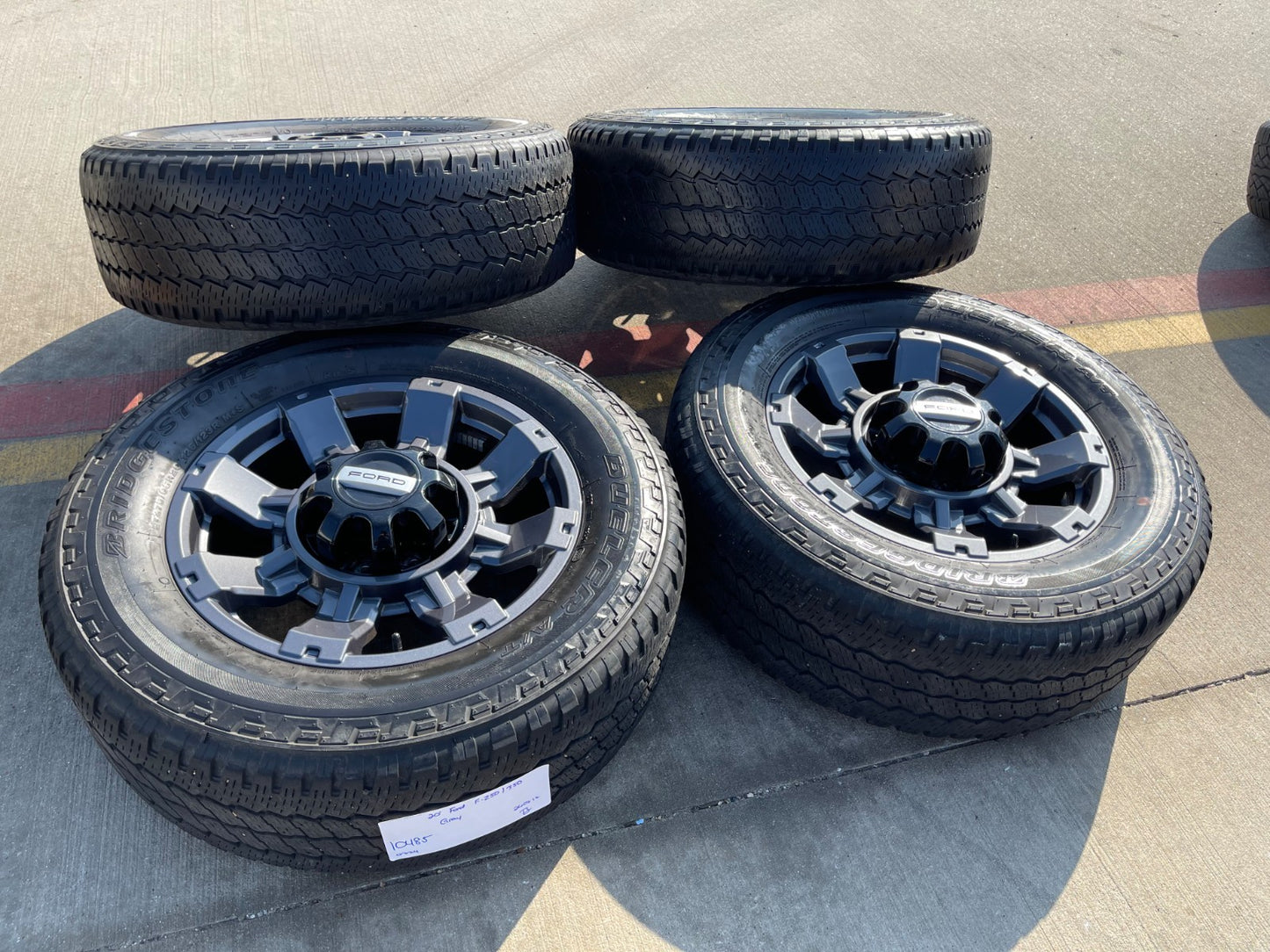 20" Ford F-250 F-350 OEM gray Lariat 10485 10296 wheels rims tires DISCOUNTED