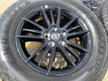 18" Toyota Grand Highlander OEM wheels rims BLACK Lexus TX350 GOODYEAR NEW