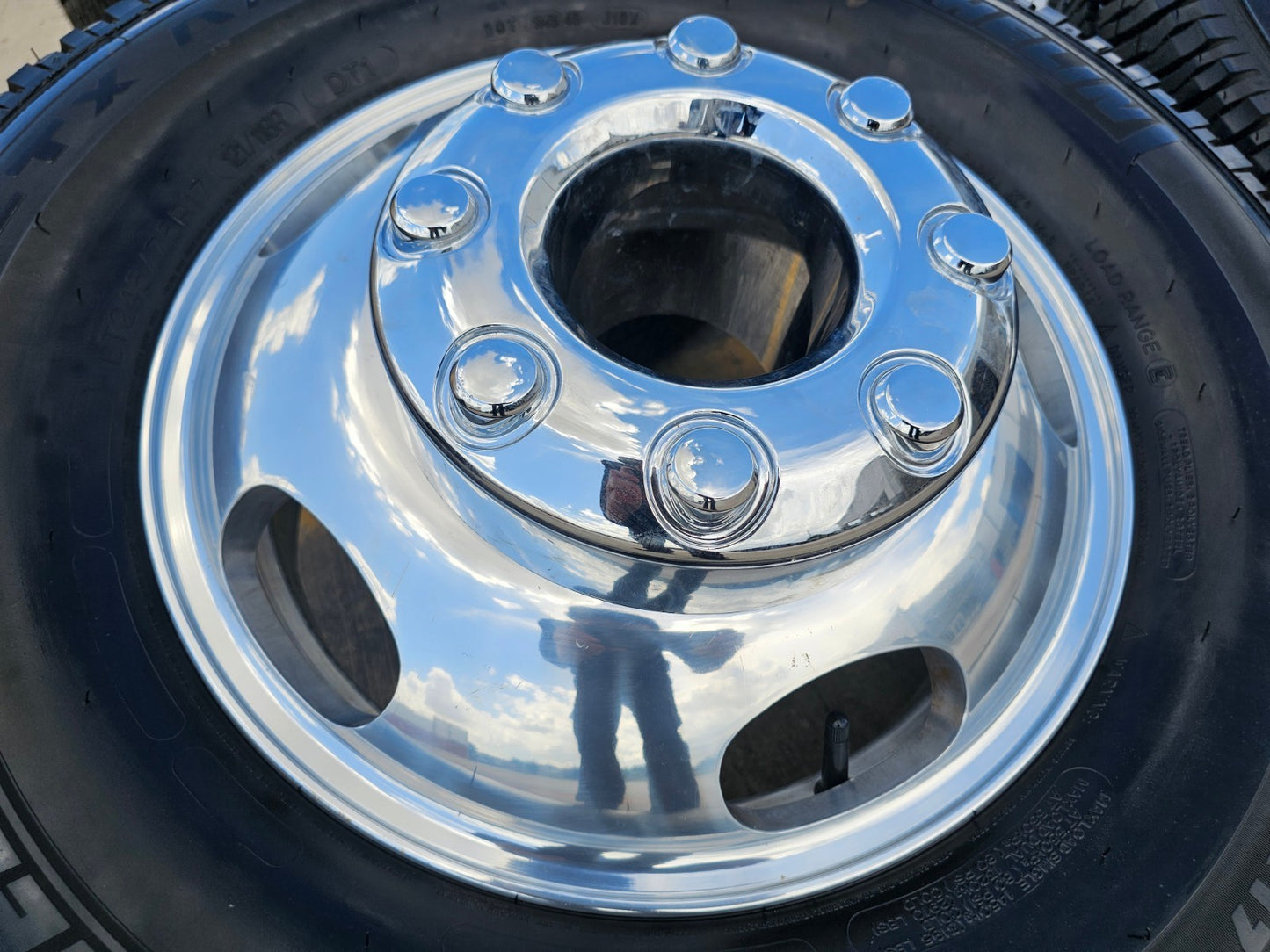 17" Ford F-350 Dually OEM 10477 10478 rims wheels SET tires MICHELIN NEW