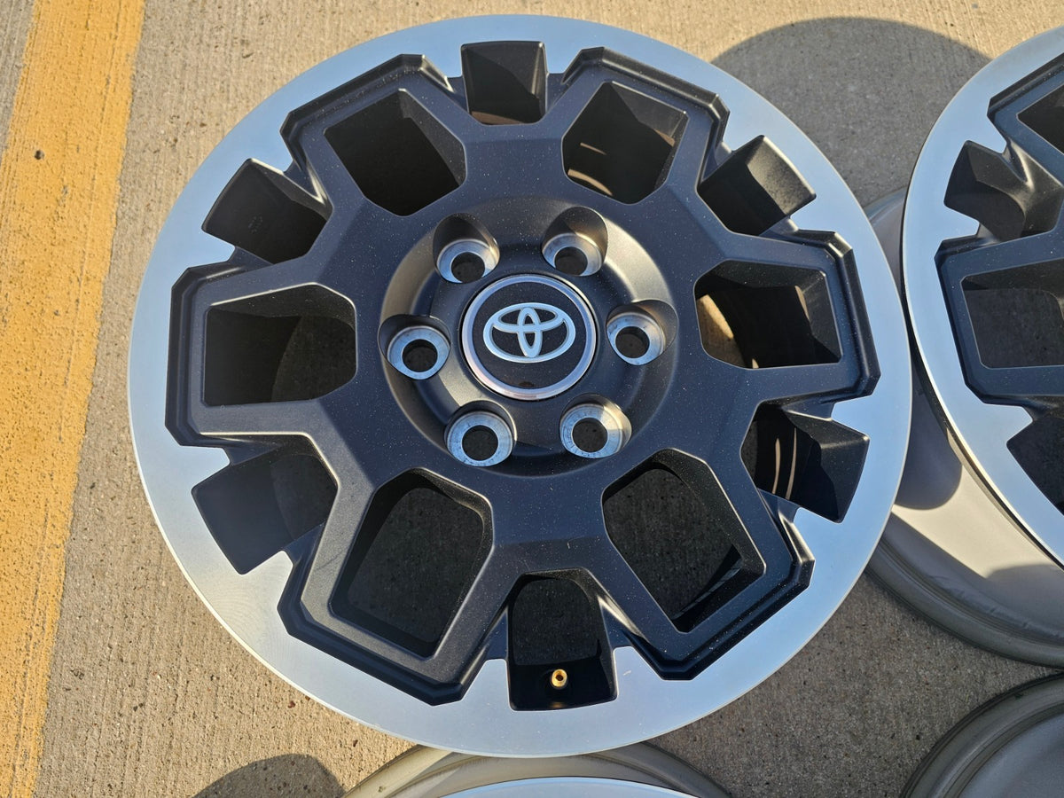 18" Toyota Tacoma 4Runner TRD OEM 94199 wheels rims 2024 2025 2026 2027 SET NEW