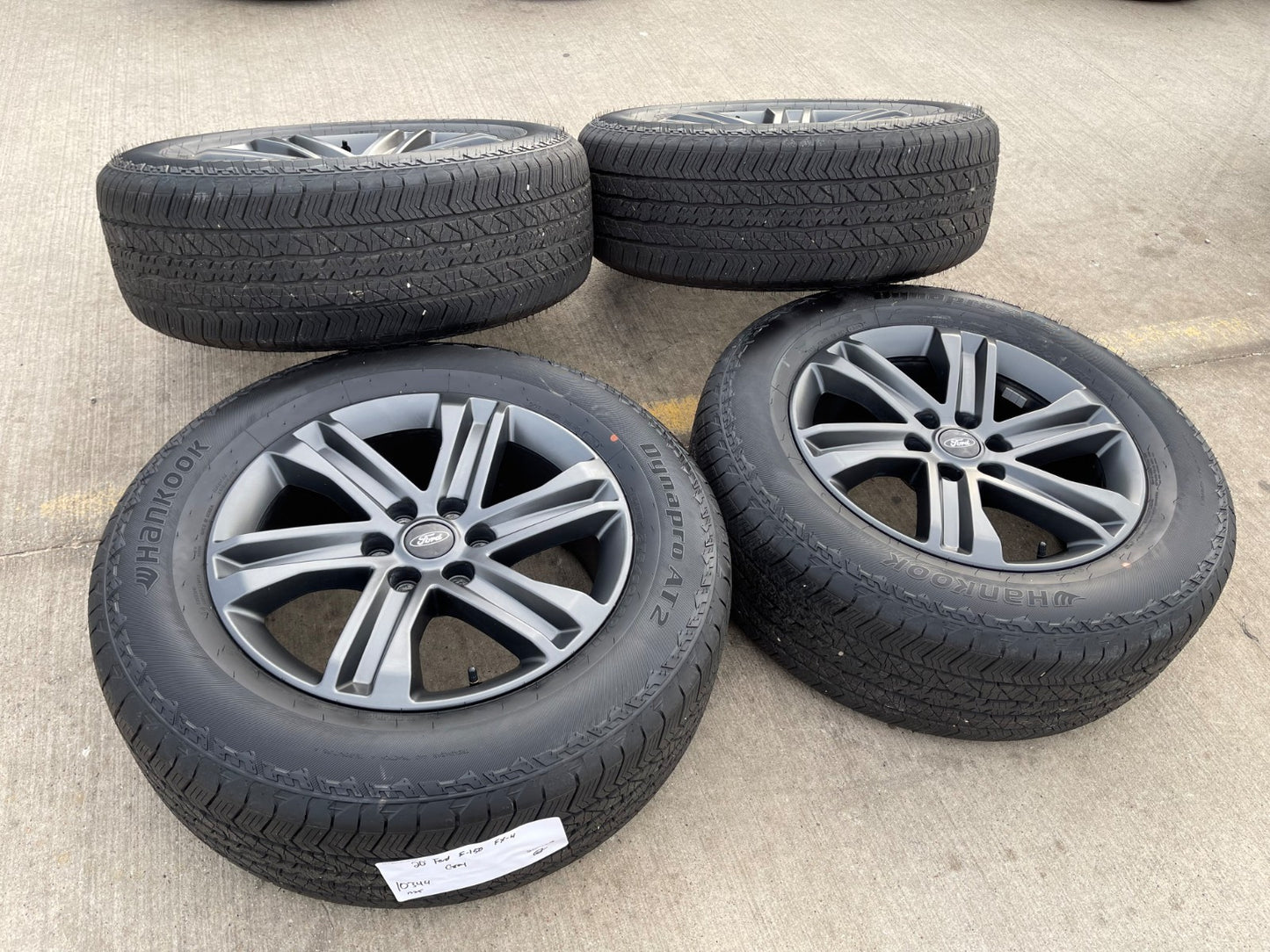 20" Ford F-150 FX-4 PLATINUM OEM rims wheels 10344 Expedition HANKOOK A/T2