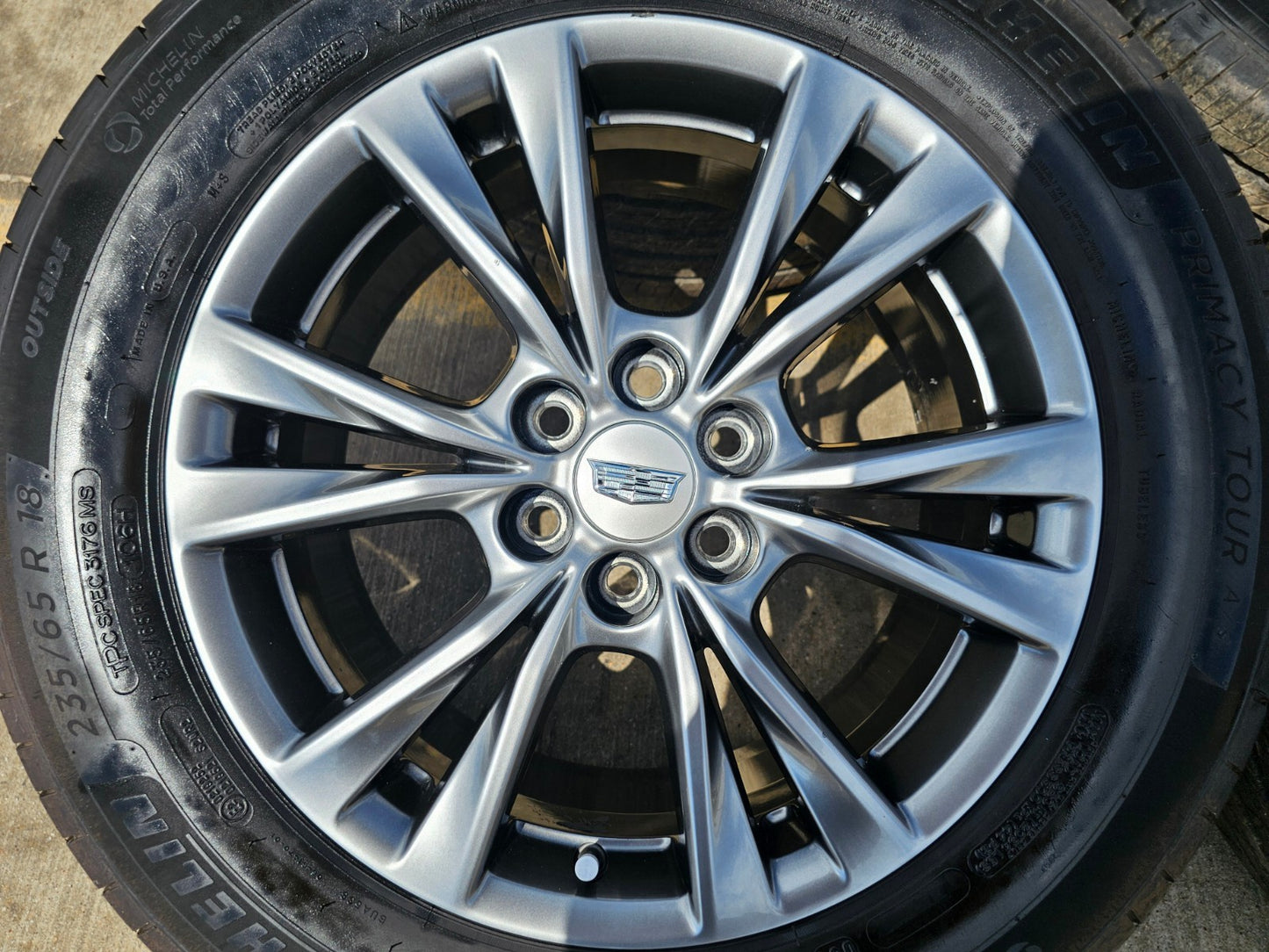 18" Cadillac XT6 XT5 SRX OEM 4844 wheels rims Chevy Blazer Acadia MICHELIN