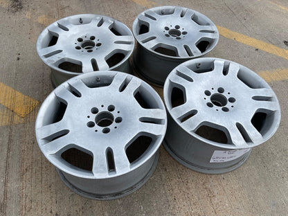 18" 18x8.5 + 18x9.5 Mercedes S550 S600 OEM staggered 65470 65471 wheels rims