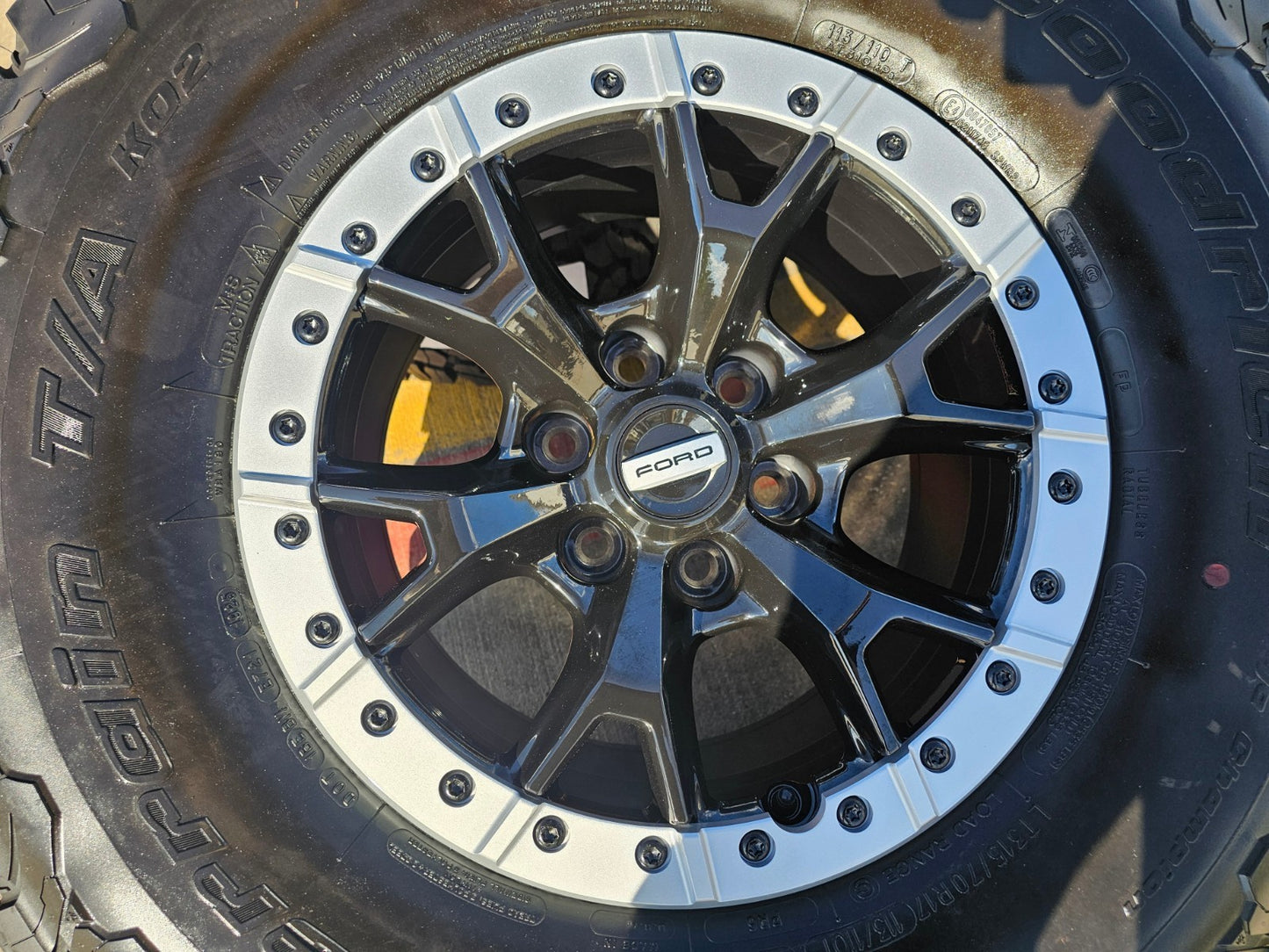 17" Ford F-150 Raptor R OEM Replica BEADLOCK 10460 rims wheels 35" tires BFG NEW