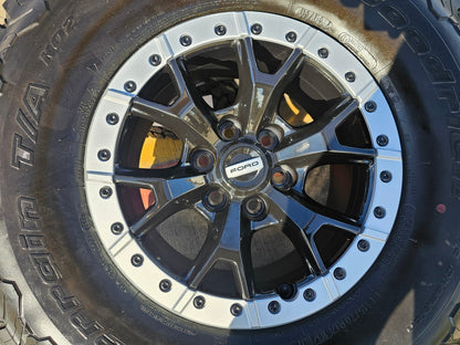 17" Ford F-150 Raptor R OEM Replica BEADLOCK 10460 rims wheels 35" tires BFG NEW