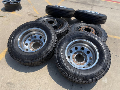 17" Dodge Ram 3500 Dually Laramie 8x200 wheels rims 2701 2702 OEM FIRESTONE