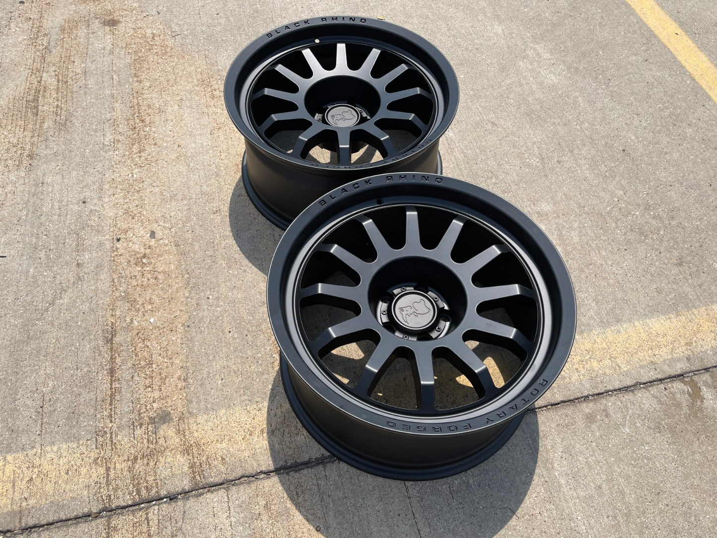 (1) 20" 20x9.5 Black Rhino Rapid RF Jeep Wrangler Gladiator wheel rim NEW