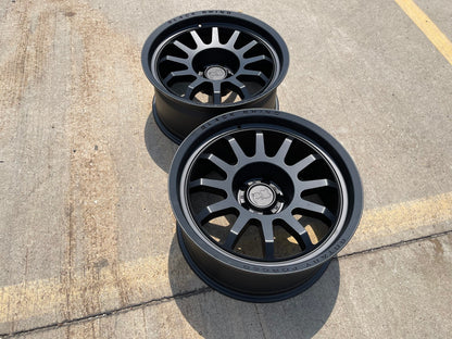 (1) 20" 20x9.5 Black Rhino Rapid RF Jeep Wrangler Gladiator wheel rim NEW