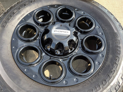 20" Ford F-250 F-350 OEM black Lariat wheels rims 10299 10484 tires NEW