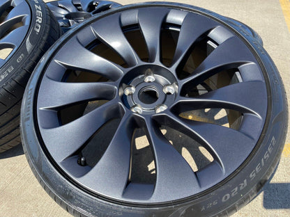20" Tesla Model 3 OEM Uberturbine wheels rims tires 2021 2022 2023 2024 2025