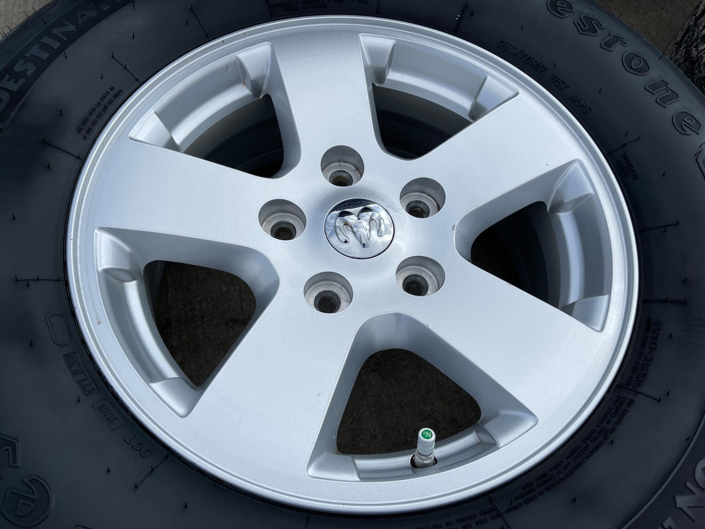 17" Dodge Ram 1500 OEM 2362 wheels rims 5x139 5x5.5 FIRESTONE