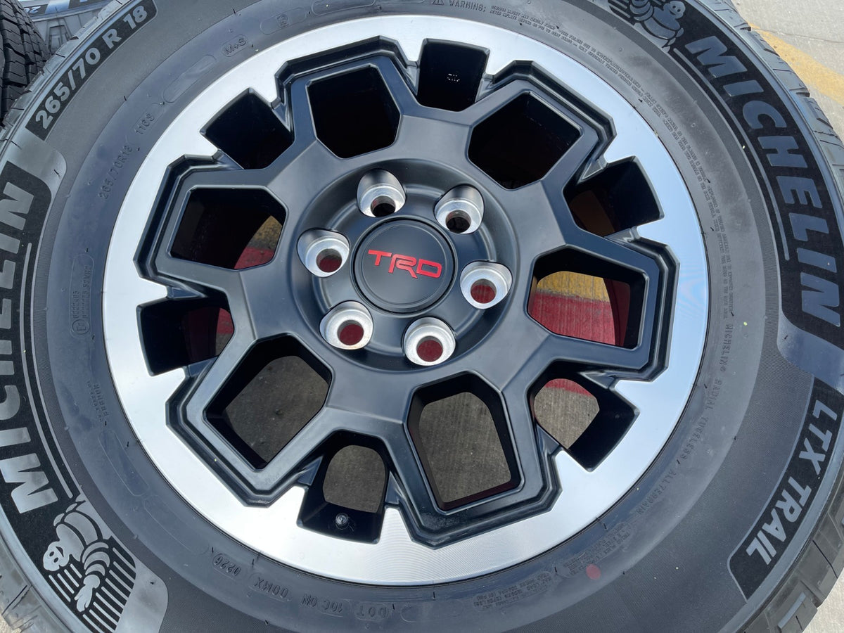18" Toyota Tacoma 4Runner TRD OEM 94199 wheels rims 2025 2026 2027 MICHELIN NEW