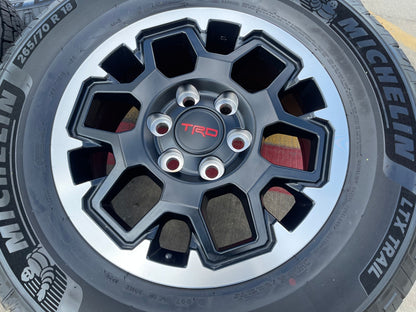 18" Toyota Tacoma 4Runner TRD OEM 94199 wheels rims 2025 2026 2027 MICHELIN NEW