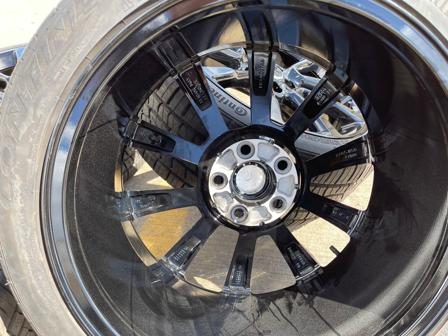 19" Ford Mustang Stealth GT OEM wheels rims 3863 tires CONTINENTAL