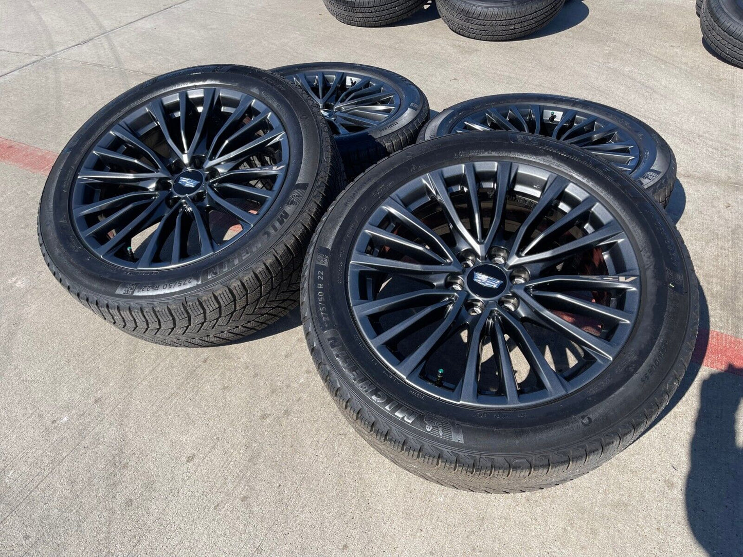 22" Cadillac Escalade V Platinum OEM 4883 wheels rims 2023 2024 2025 NEW