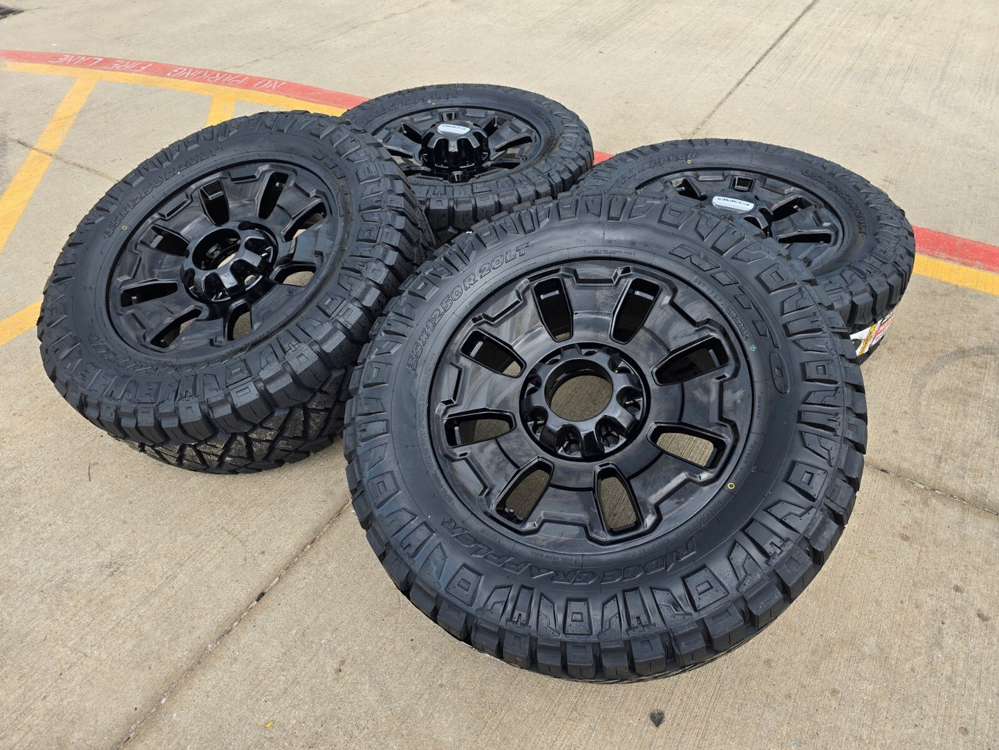 20" Ford F-250 F-350 OEM Limited Tremor 10487 wheels rims 2025 2026 NEW 35"