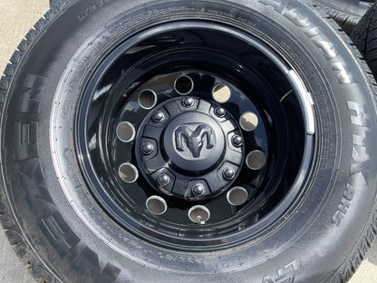 17" Dodge Ram 3500 Dually Laramie wheels rims 2706 2707 OEM black 2025 2026 NEW