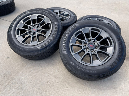 20" Toyota Tundra TRD OEM wheels rims 95314 65196 Sequoia gray GOODYEAR