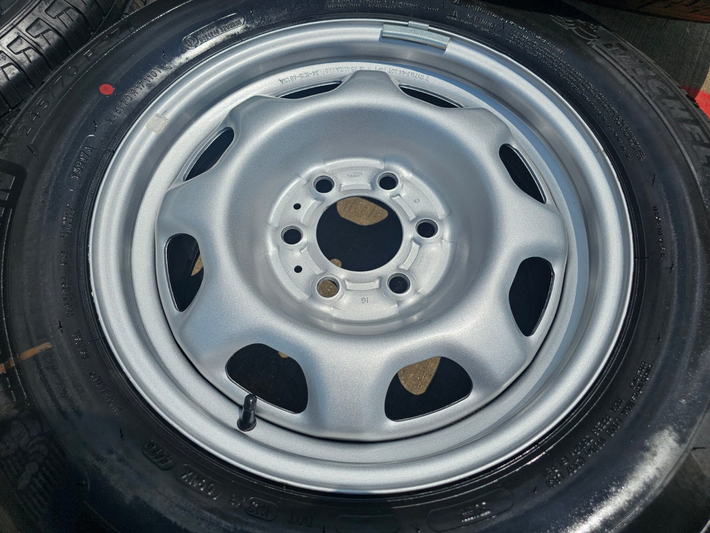 17" Ford F-150 OEM rims wheels 3857 steel 2025 2026 2027 MICHELIN HUGE SALE NEW