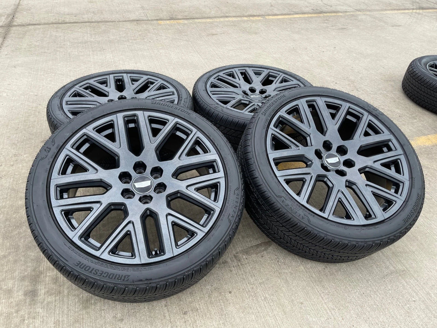 24" Cadillac Escalade Platinum OEM wheels rims tires 2023 2024 2025 2026 NEW