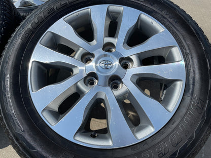 20" Toyota Tundra PLATINUM OEM 69533 SET wheels rims 5x150 tires BRIDGESTONE