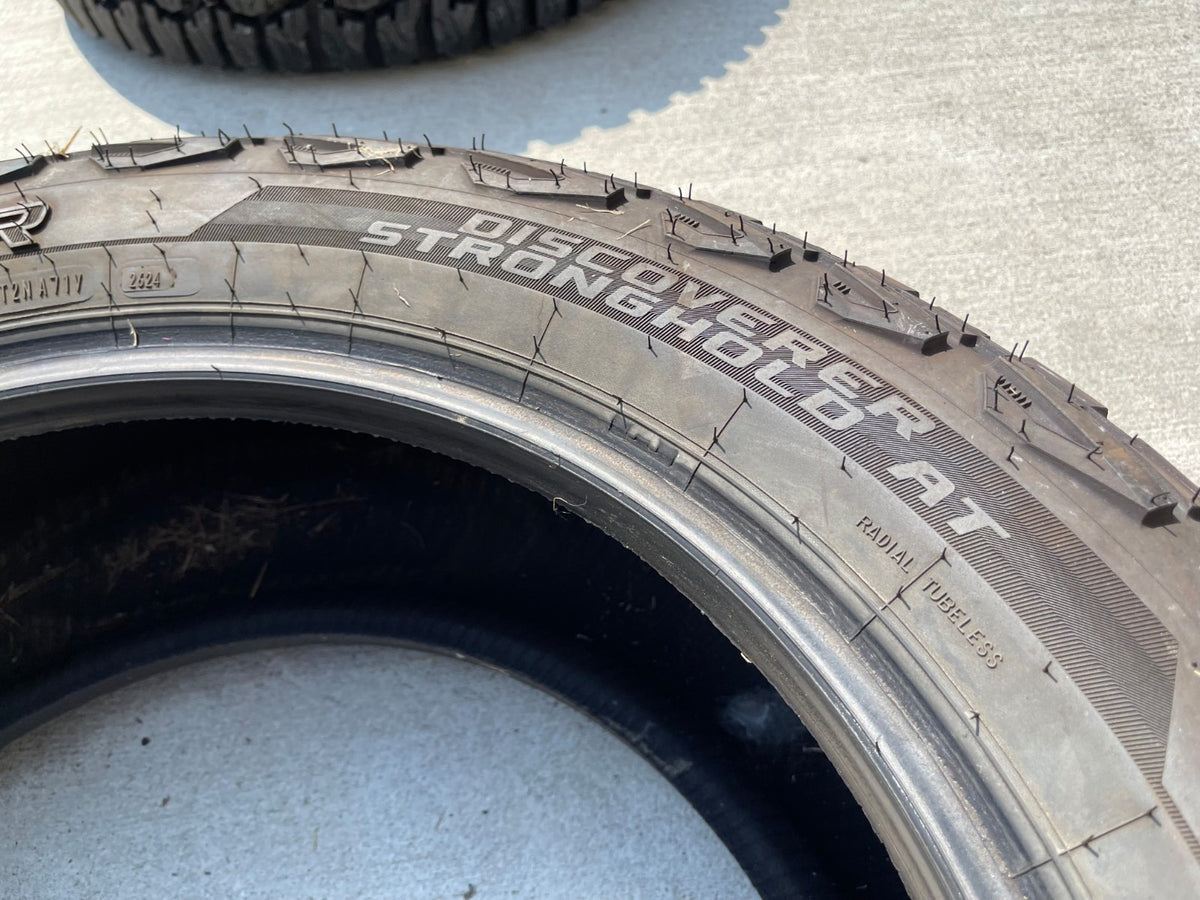 (1) 275/55/20 Cooper Discoverer Stronghold A/T tire 120S 275/55R20 LRE LT 10 ply