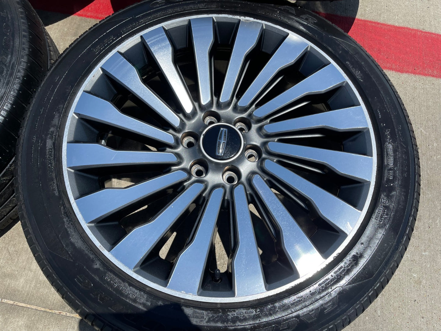 22" Lincoln Navigator OEM 10178 rims wheels BLACK LABEL SET DISCOUNTED