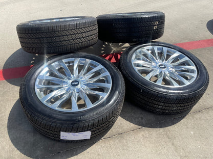22" Cadillac Escalade Platinum OEM wheels rims 95026 4873 tires SET NEW