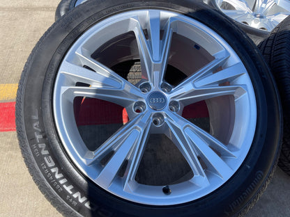 21" 21x10 Audi SQ5 SQ7 SQ8 OEM 59063 wheels rims Q7 Q8 Q5 RS S SET PIRELLI NEW